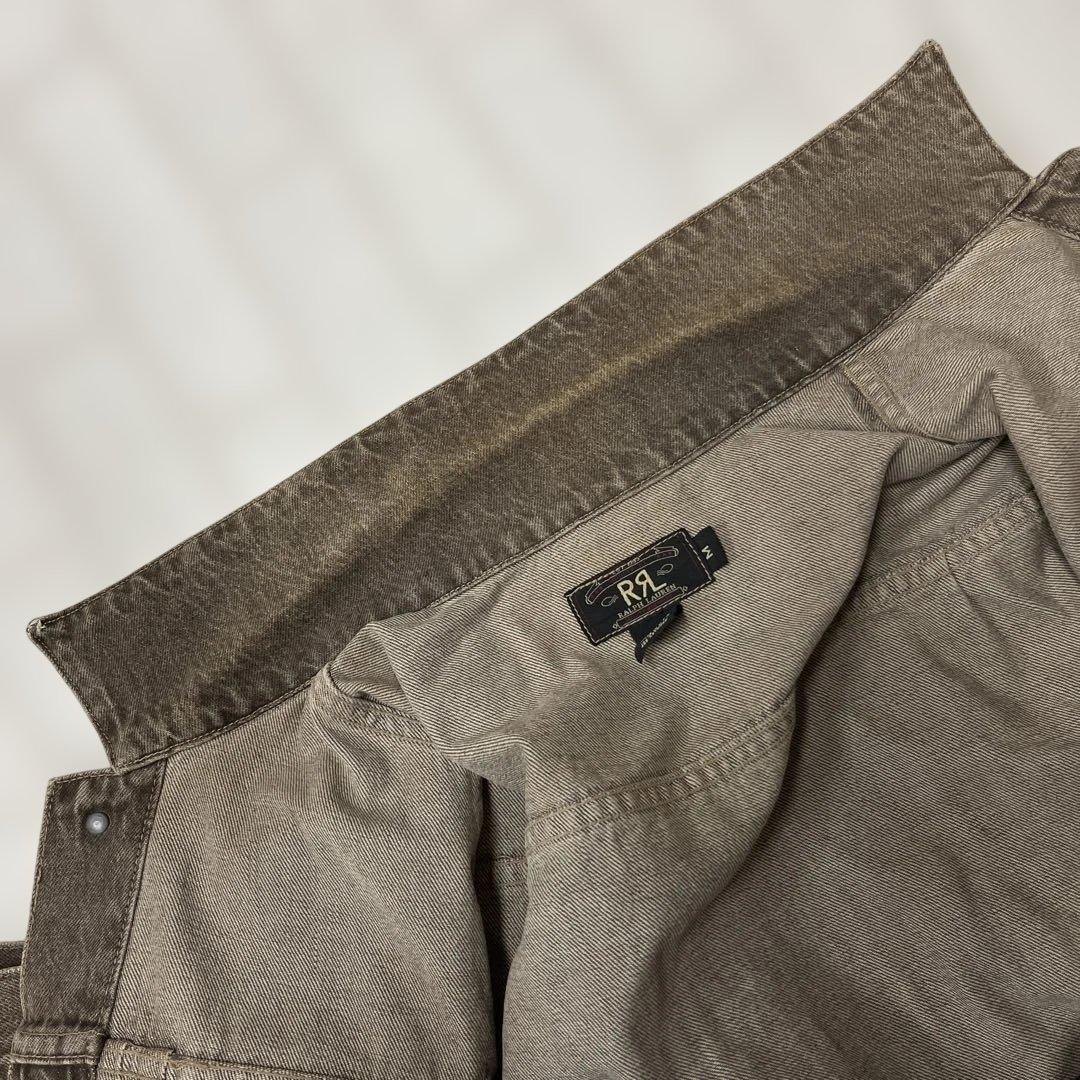 値下げ ダブルアールエル RRL 三ツ星 USA製 先染め 2nd Gジャン M