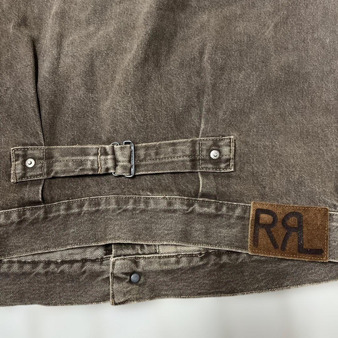 値下げ ダブルアールエル RRL 三ツ星 USA製 先染め 2nd Gジャン M