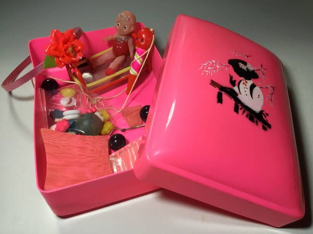 ヴィンテージ◆駄菓子屋セット②◆セルロイド人形 アンティーク 昭和レトロ