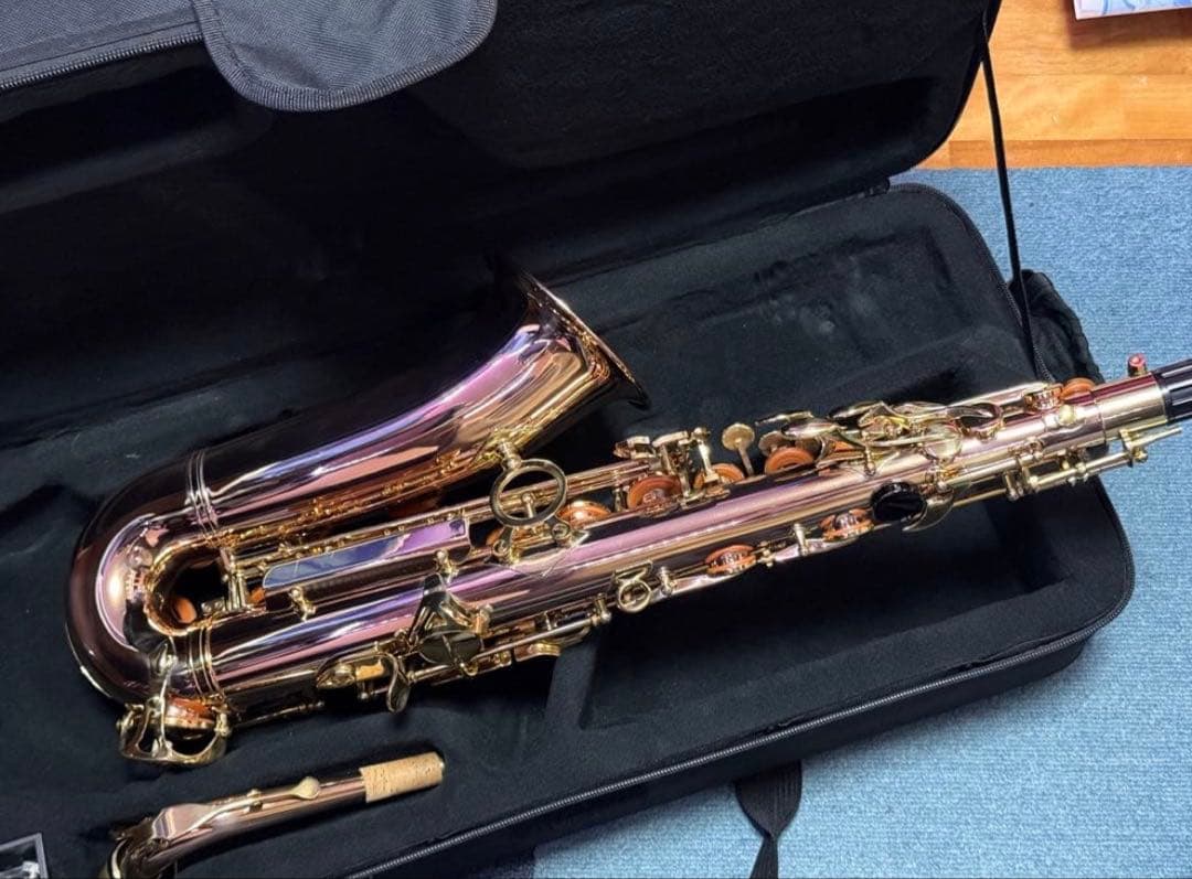 PLAYTECH PTAS-350 アルトサックスローズブラス +α