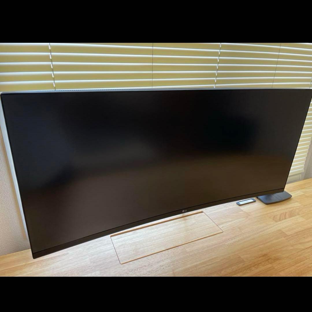 【ほぼ新品】34WQ75C-B LG 34型 UWQHD曲面ディスプレイ