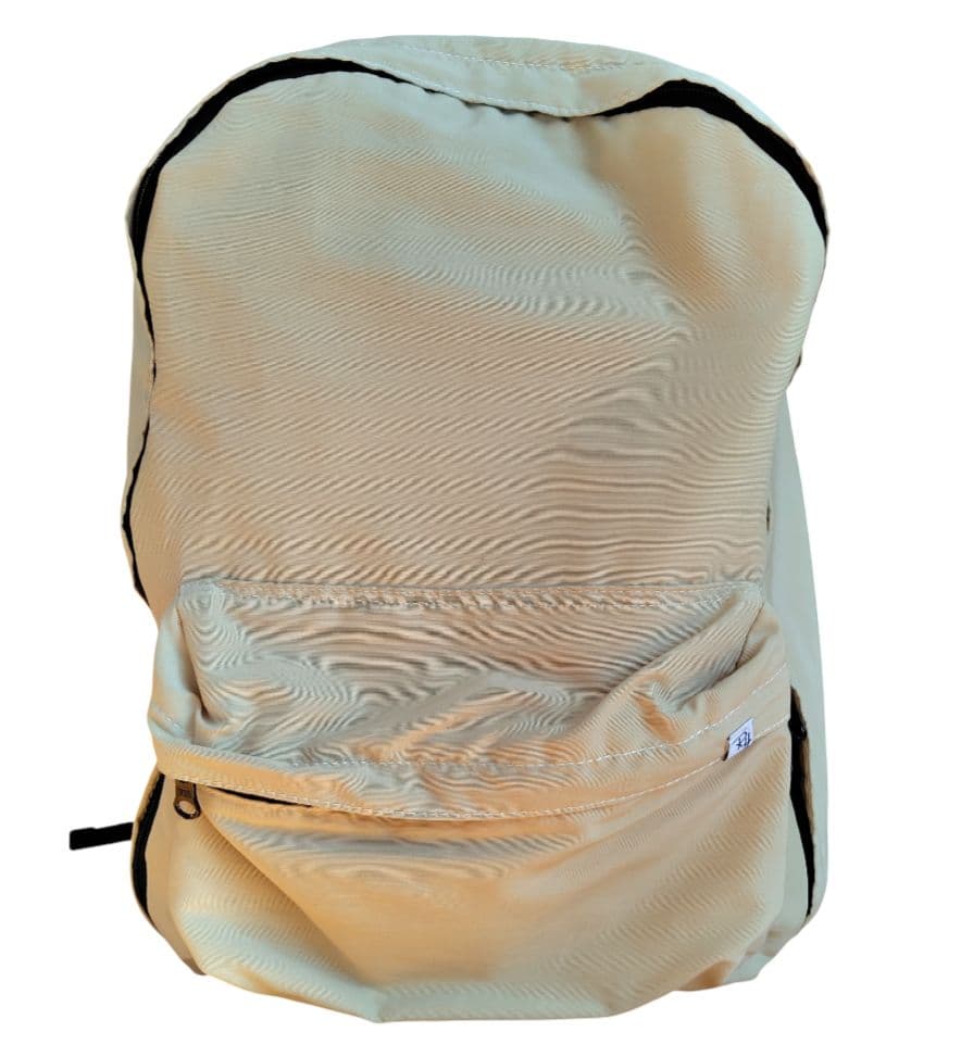 【フナコガ様】オリジナルバックパック　ナイロン　ベージュ　リュック