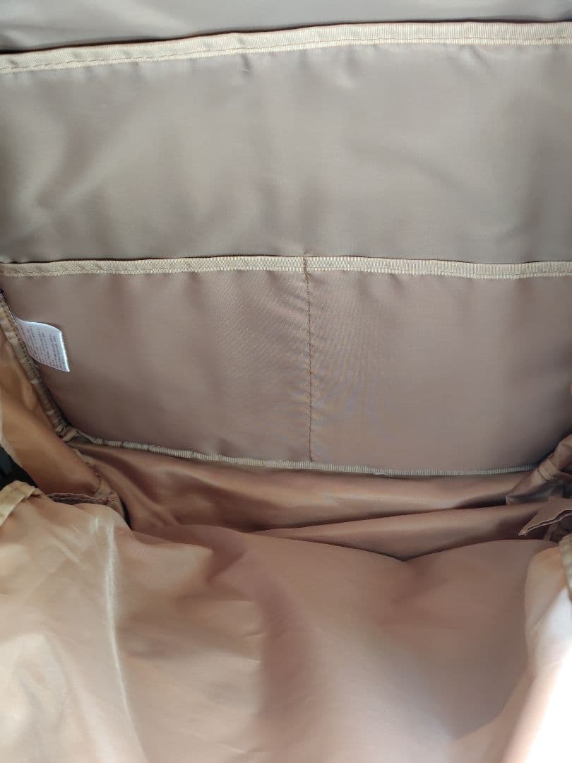 【フナコガ様】オリジナルバックパック　ナイロン　ベージュ　リュック