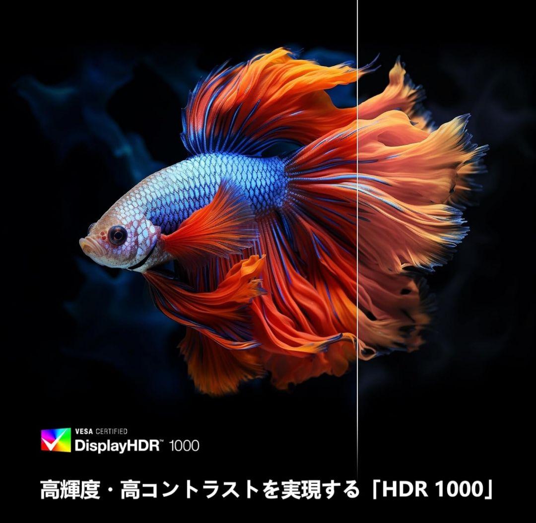 INNOCN 27M2U ミニLED 4K HDR1000ゲーミング モニター