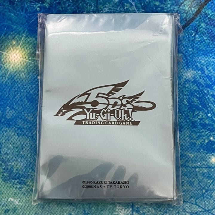 【貴重】スリーブ Tin缶 メタリックブルー 40枚 遊戯王