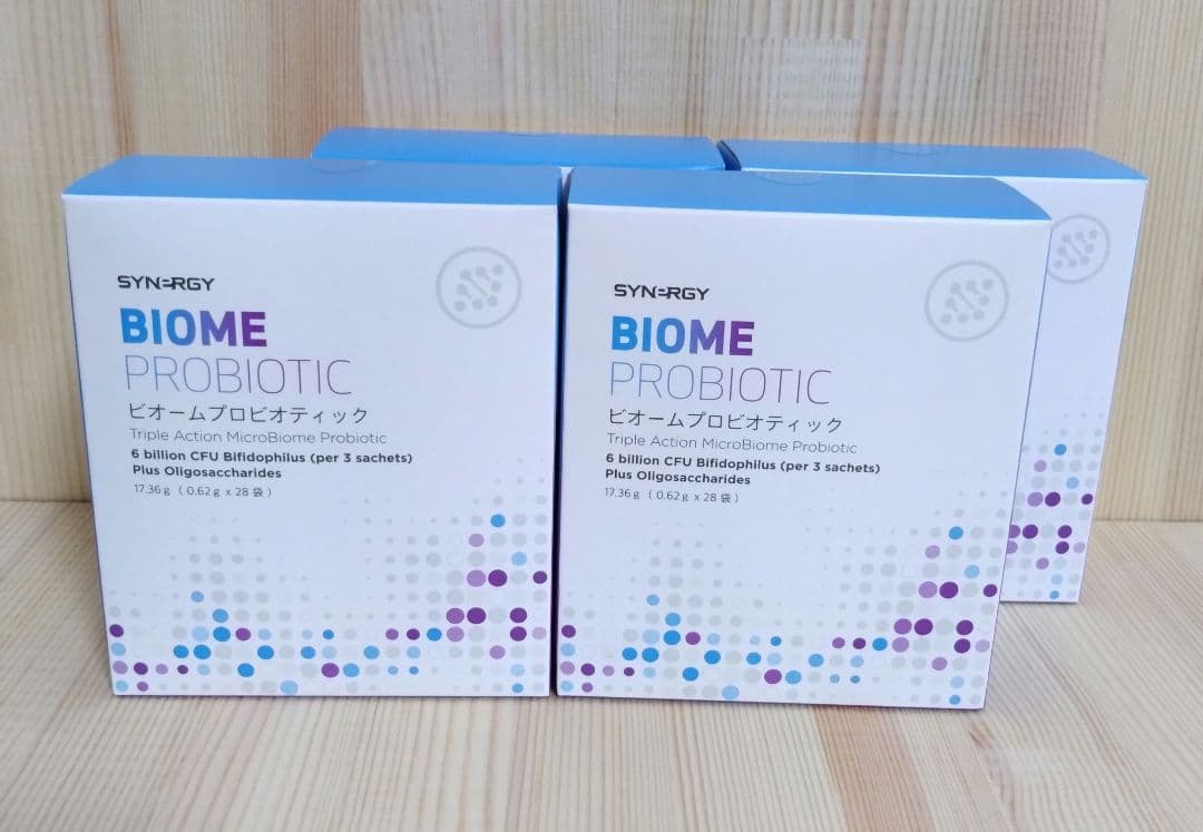 ☆箱数限定☆【新品・未開封】シナジー　ビオームプロビオティック　４箱