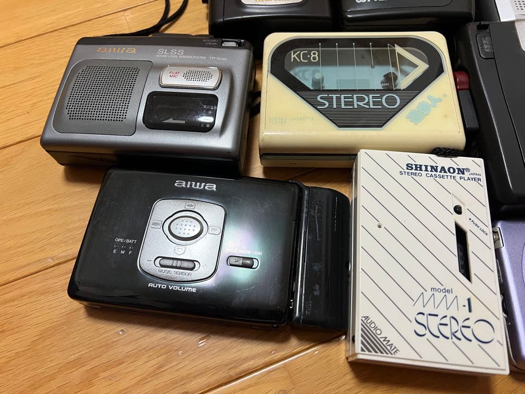 ジャンク品 SONY AIWA Panasonic カセットレコーダなど 9個