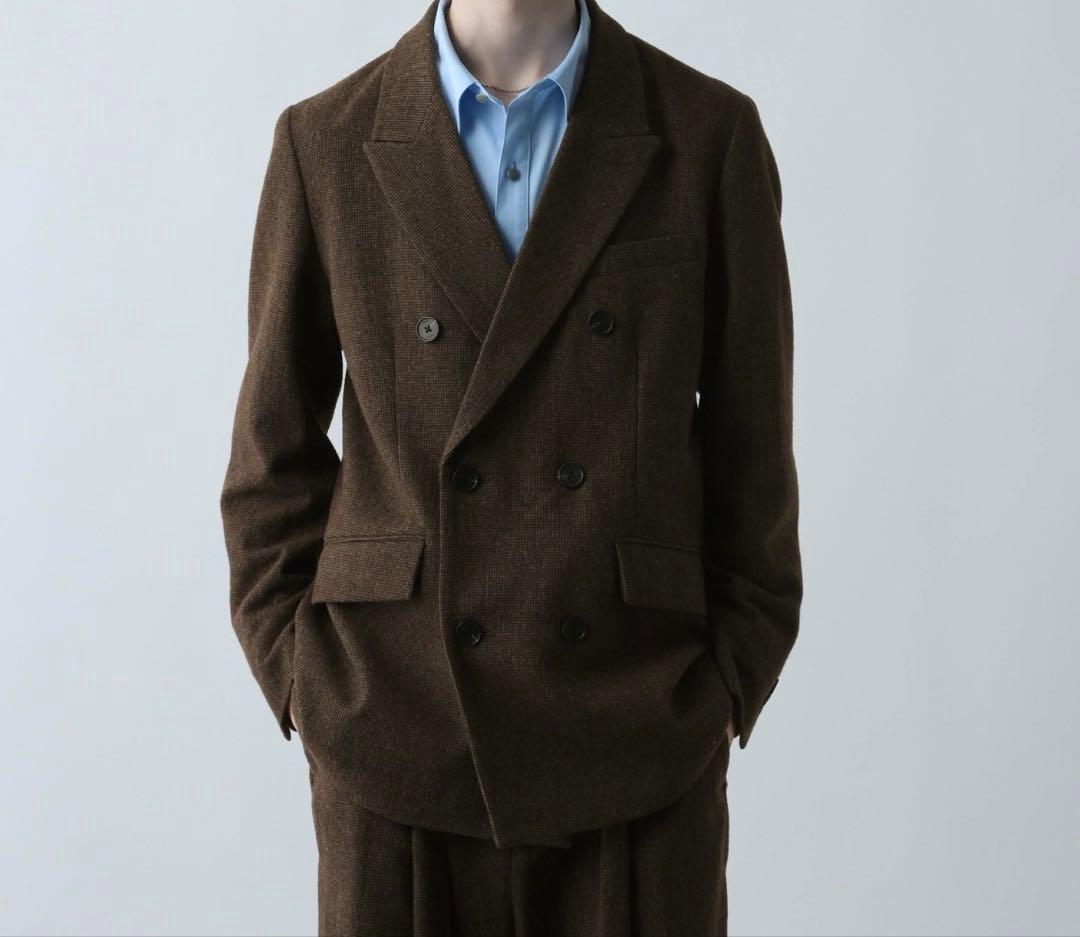 HARE ツイードダブルジャケット　Sサイズ