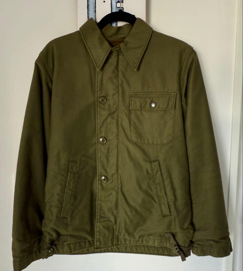 HOUSTON ヒューストン A-2デッキジャケット ミリタリージャケット