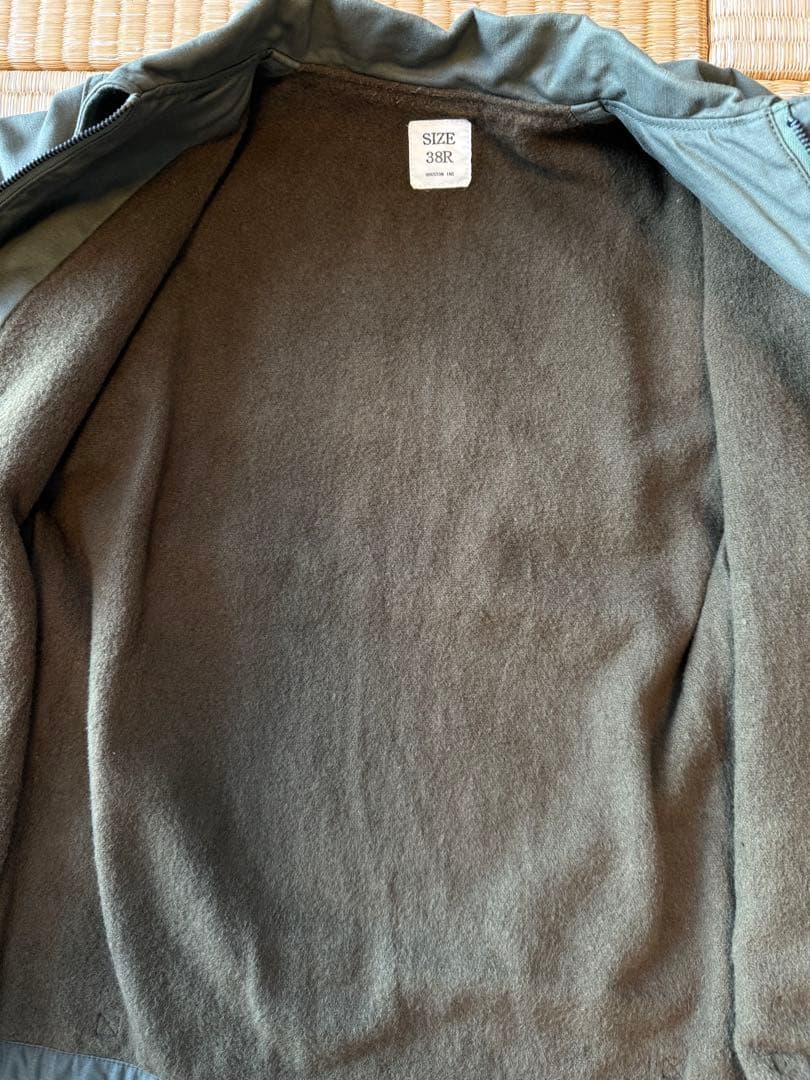 HOUSTON ヒューストン A-2デッキジャケット ミリタリージャケット