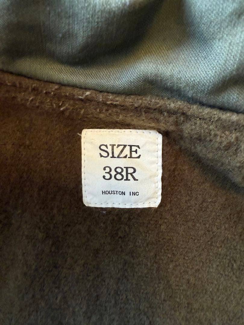 HOUSTON ヒューストン A-2デッキジャケット ミリタリージャケット