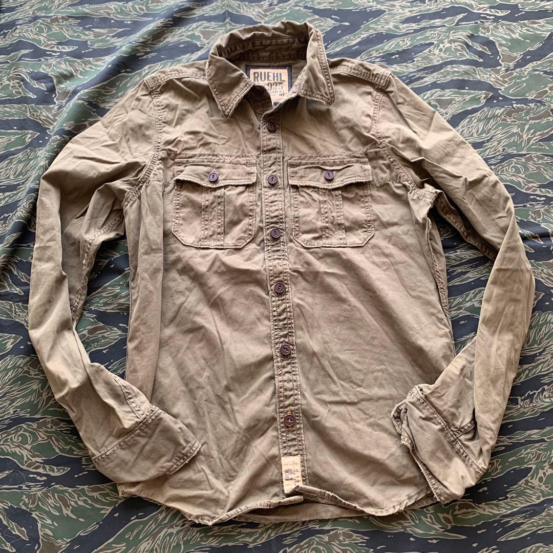 RUEHL No.925 ミリタリーシャツ XXL