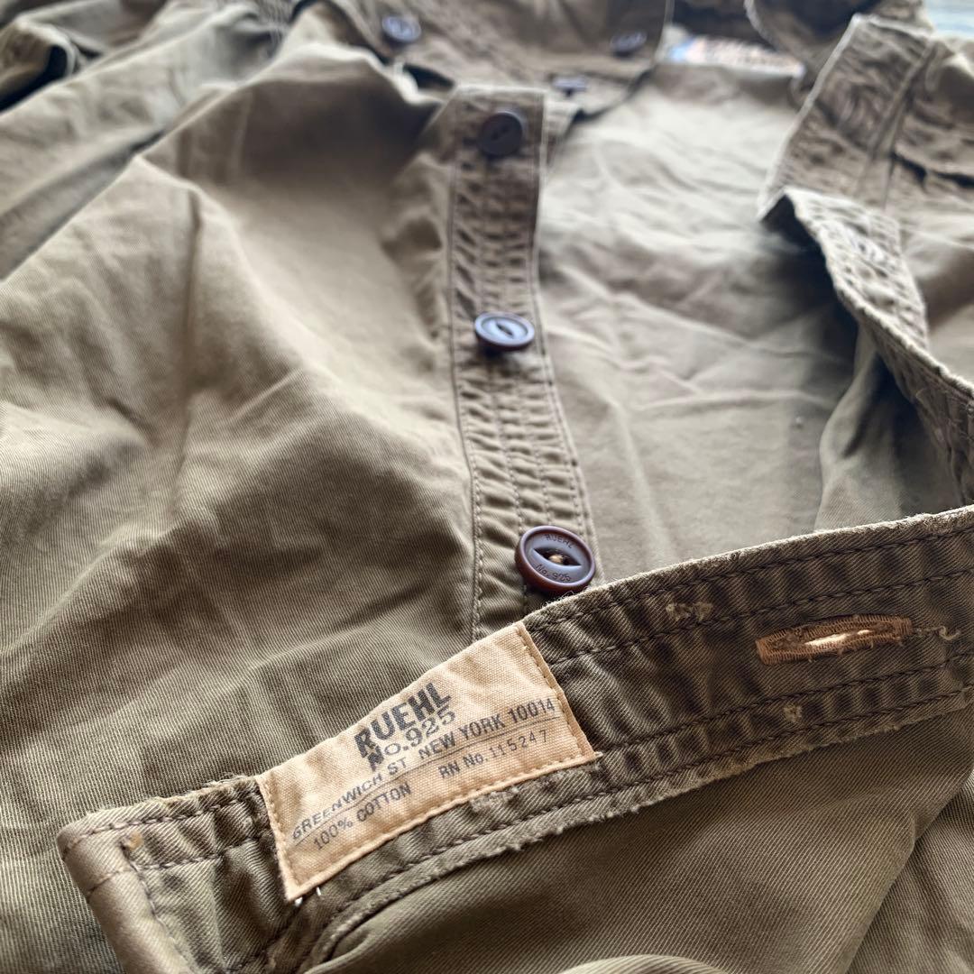 RUEHL No.925 ミリタリーシャツ XXL