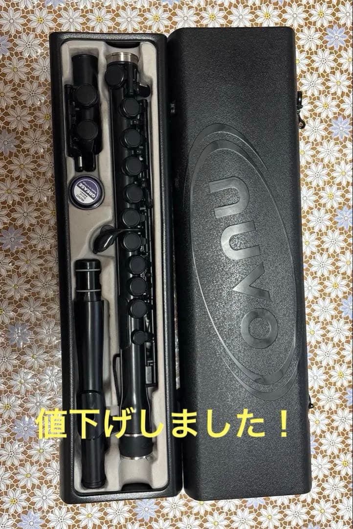 NUVOヌーボ　プラスチック製フルート　 おまけで教本つけます！