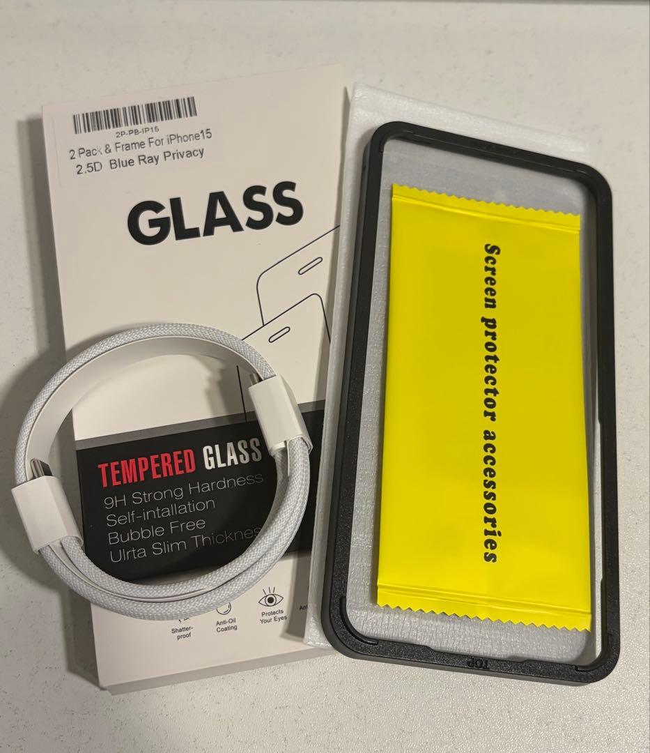 Apple iPhone15 128GB ブルー 付属品あり【美品】