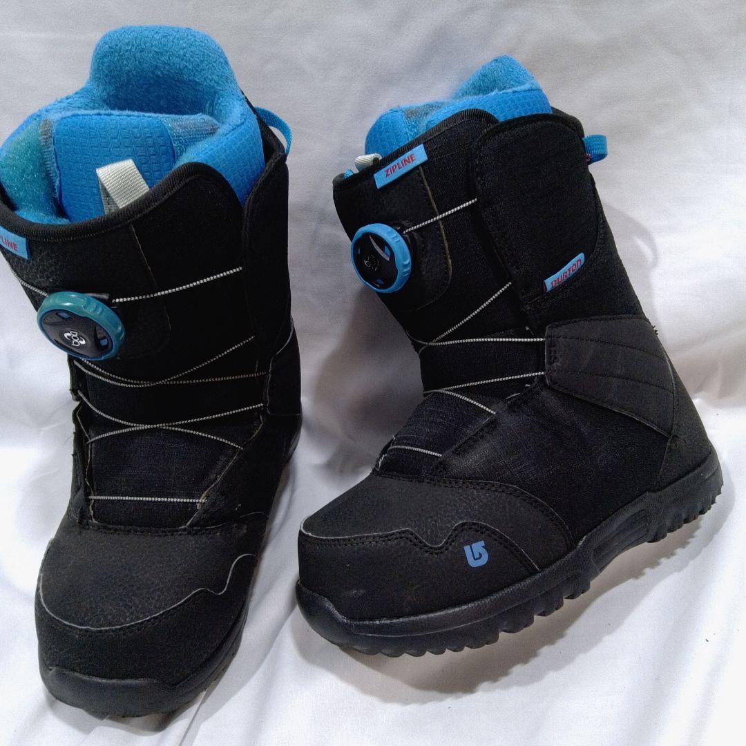 23cm BURTON 子ども用スノーボードブーツ ブラック ジュニア