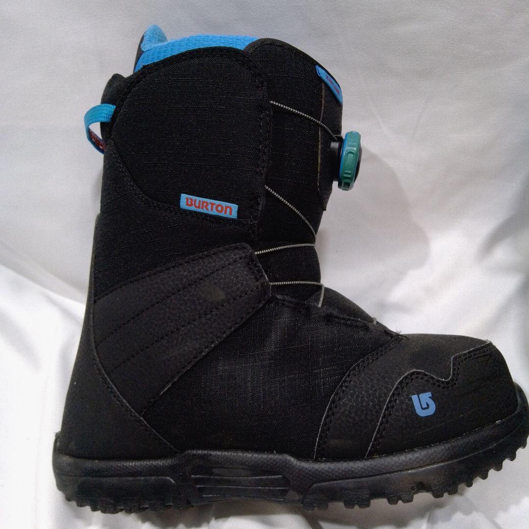 23cm BURTON 子ども用スノーボードブーツ ブラック ジュニア
