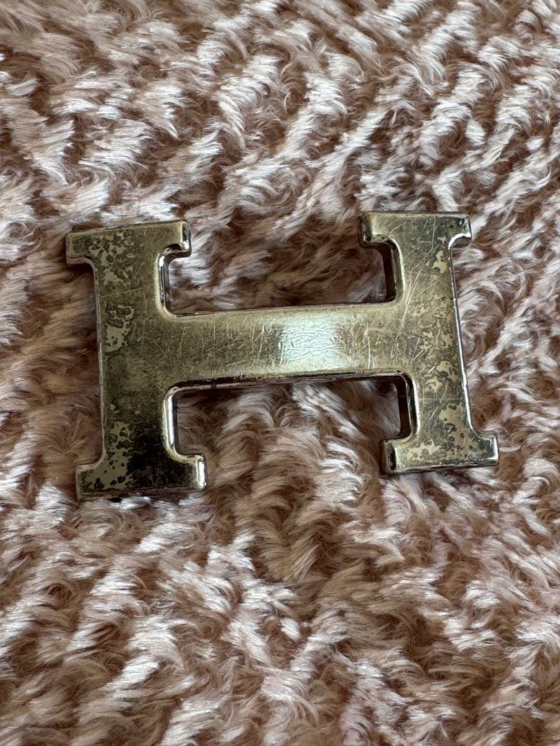 太郎！！　エルメス　HERMES リバーシブルレザー H型バックル ベルト