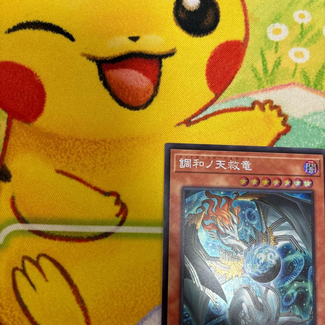 遊戯王　調和ノ天救竜　シークレットレア