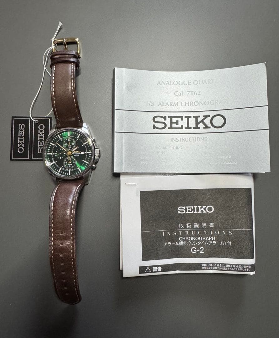 セイコー SEIKO クロノグラフ 腕時計 SNAF09P1 海外モデル