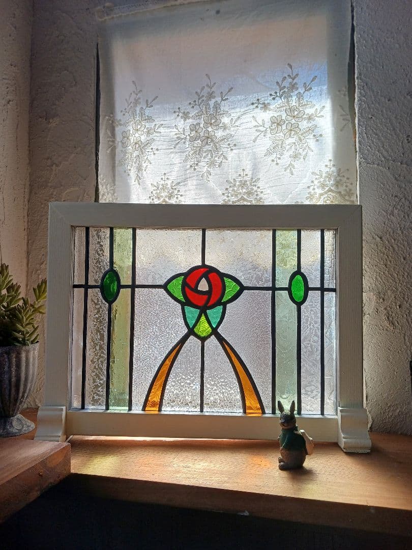 ステンドグラス オリジナルの薔薇