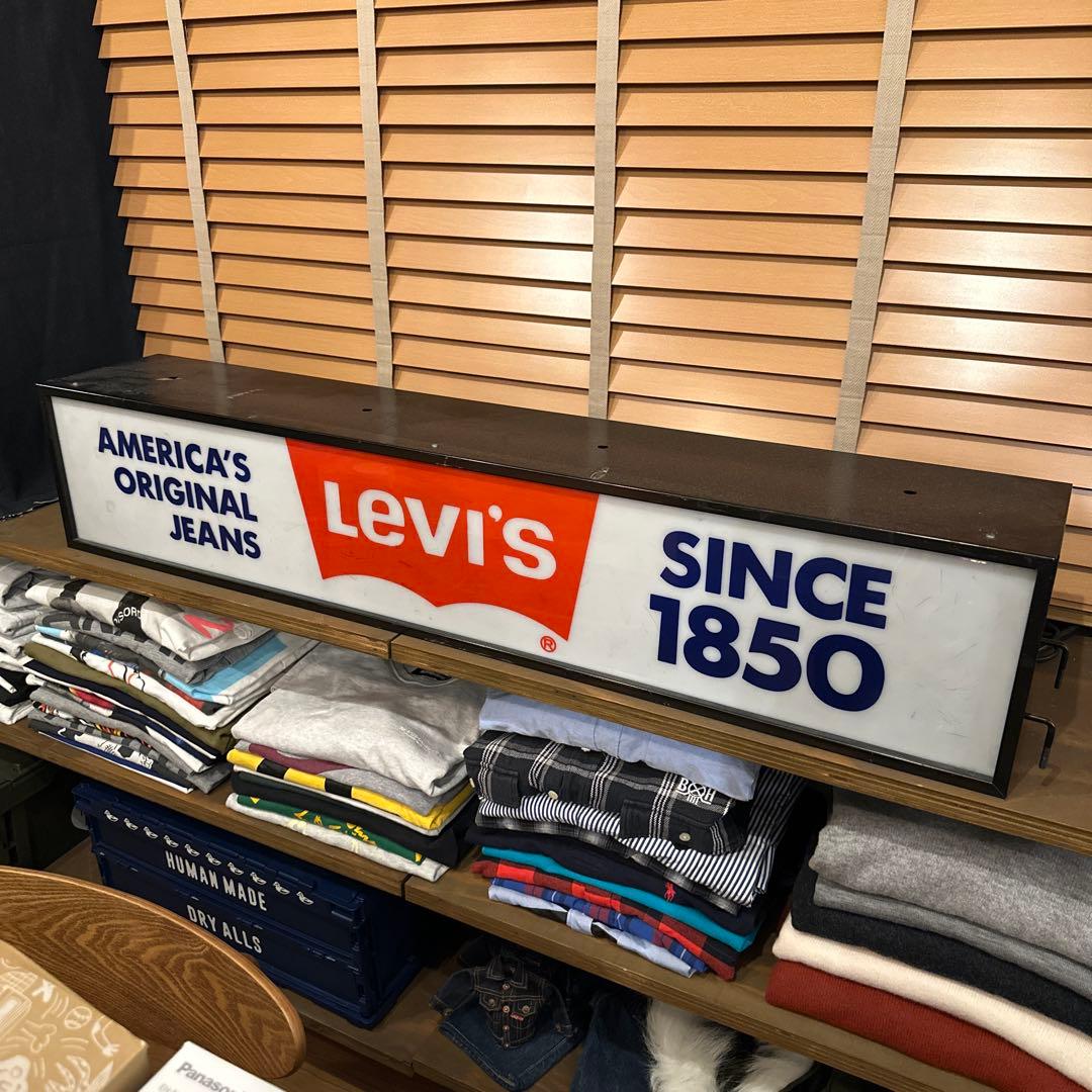 リーバイス　販促品　非売品　ネオン看板