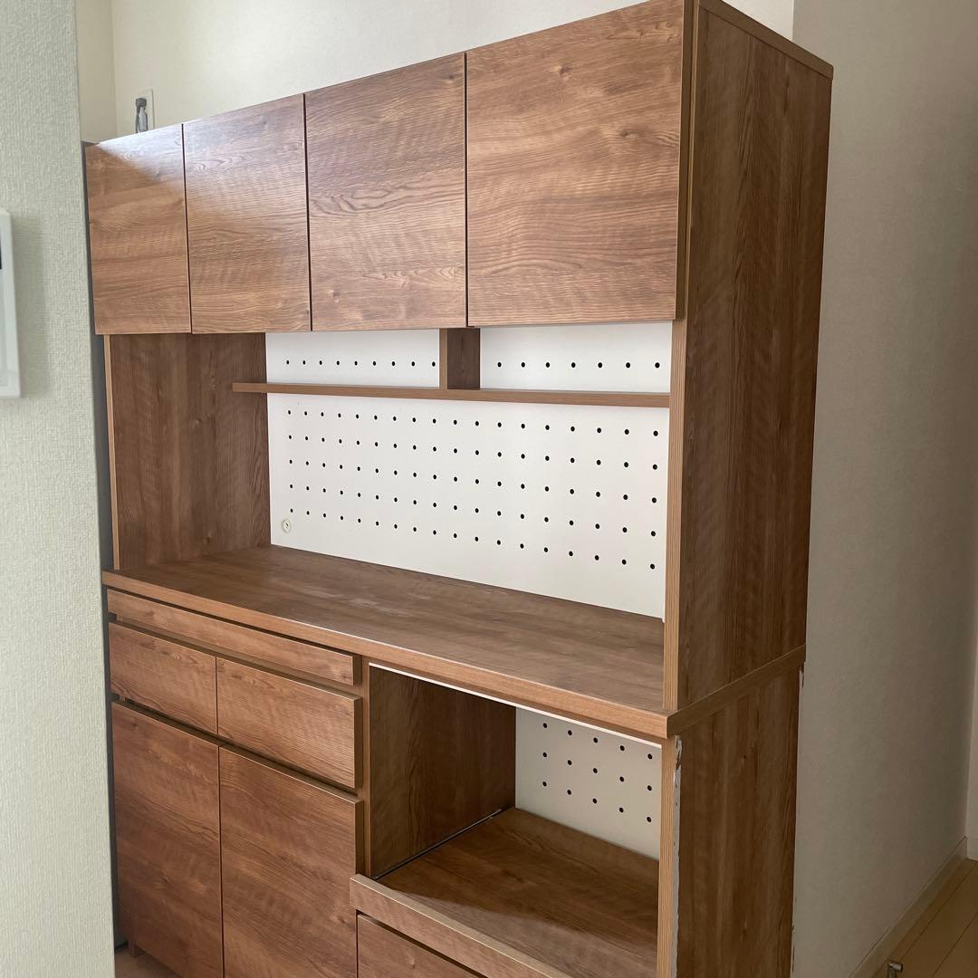 LOWYA [幅140] 食器棚 キッチン収納 カップボード