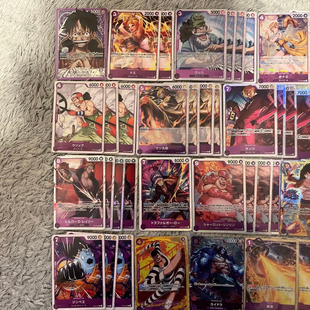【即購入OK】ワンピースカード 即プレイデッキ オリジナル構築　ルフィデッキ