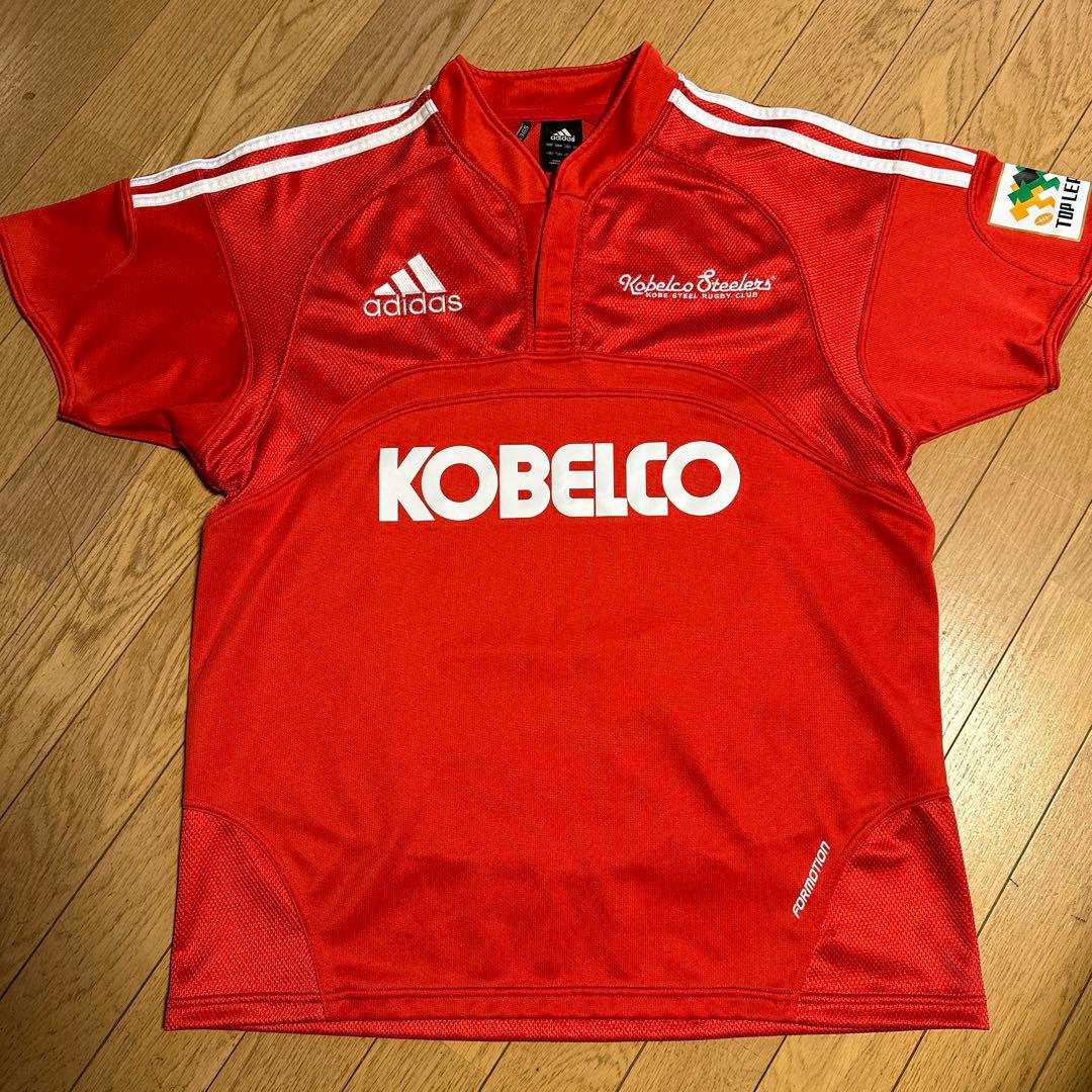 日本製 adidas ラグビー 神戸コベルコスティーラーズ ユニフォーム