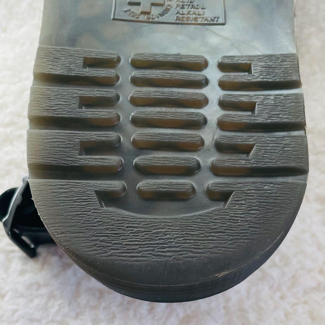 【美品】ドクターマーチン サンダル USM10 28cm 黒 レザー ZANE