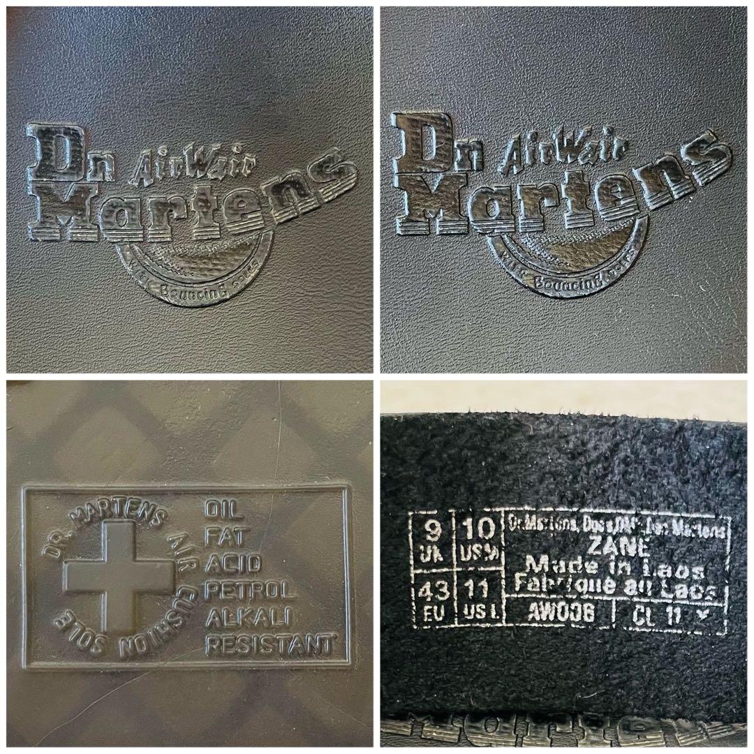 【美品】ドクターマーチン サンダル USM10 28cm 黒 レザー ZANE