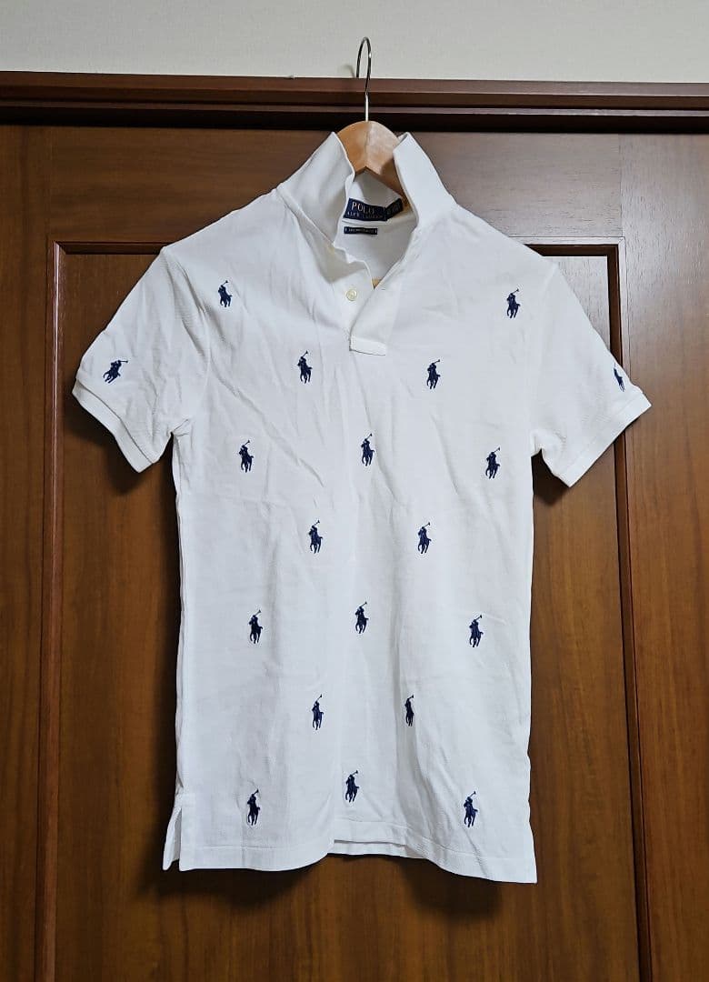 ポロシャツ　ラルフローレン　XS　白　未使用
