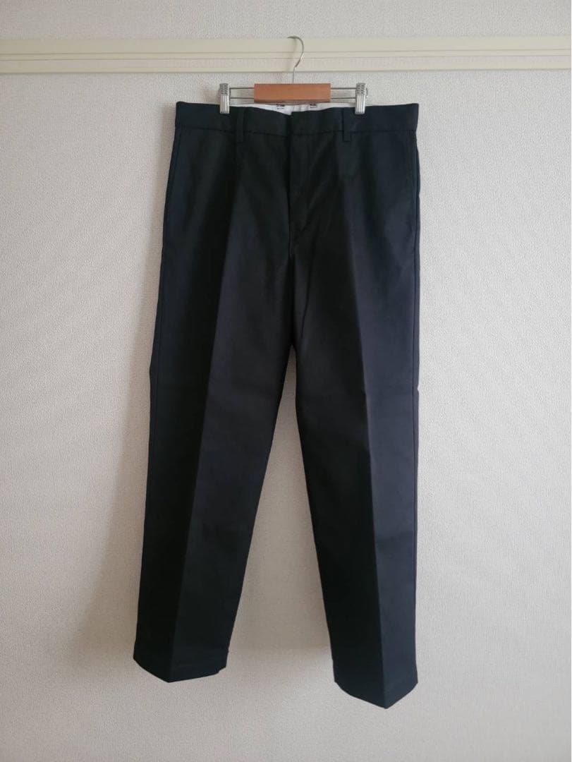 新品L ワコマリア DICKIES PLEATED TROUSERS 黒