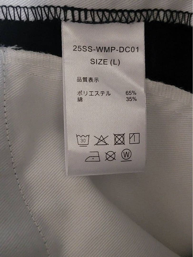 新品L ワコマリア DICKIES PLEATED TROUSERS 黒