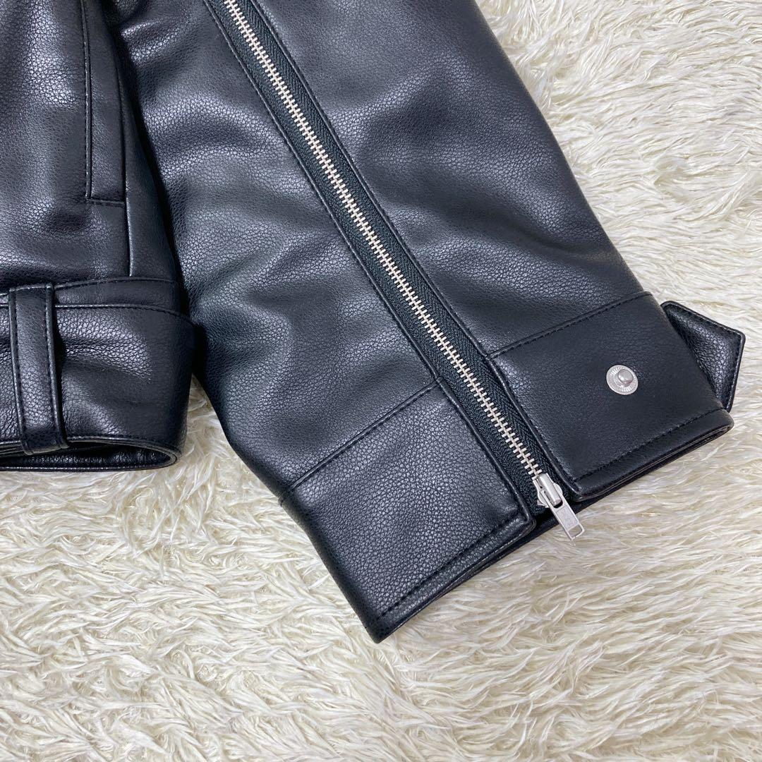 『未使用』DURAS デュラス　レザージャケット　シングルライダー　刺繍