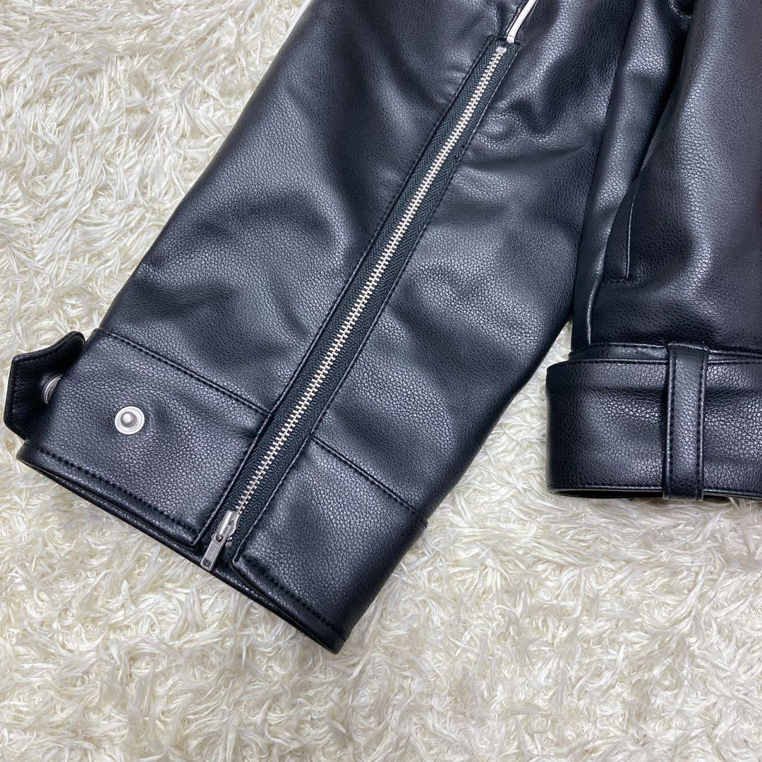 『未使用』DURAS デュラス　レザージャケット　シングルライダー　刺繍