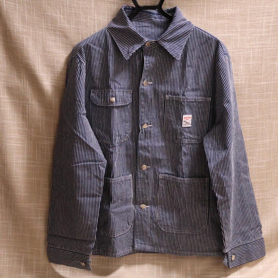 ポインターヴィンテージ 1990's ヒッコリーカバーオール us L(xl)
