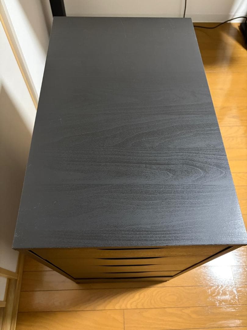 【美品】Ikea イケアALEX アレクス 引き出しユニットブラックブラウン
