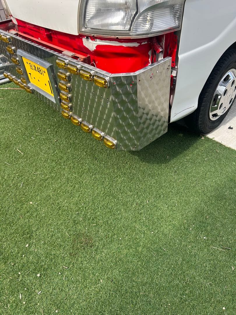 軽トラ　デコトラ　フロントウロコバンパー