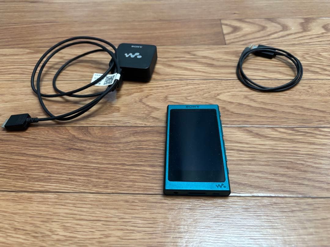 SONY ウォークマンAシリーズ16GBビリジアンブルー充電・録音ケーブルセット