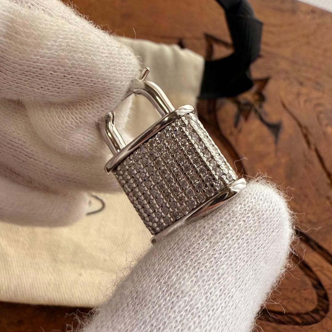 激レア925製VivienneWestwood オーブ/南京錠/パドロックピアス