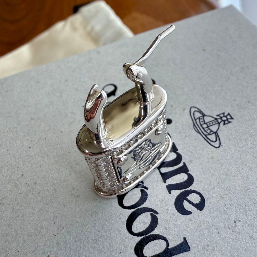 激レア925製VivienneWestwood オーブ/南京錠/パドロックピアス