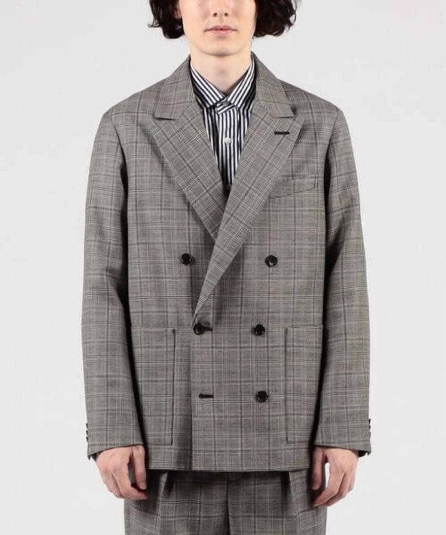 TOMORROWLAND シェットランドウール ダブルブレステッド6Bジャケット