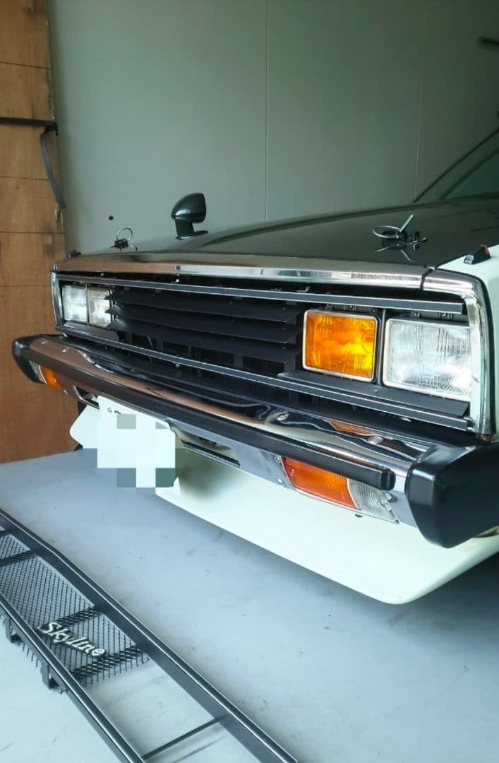 スカイラインジャパン210211角目４灯用グリルオリジナルハンドメイド旧車