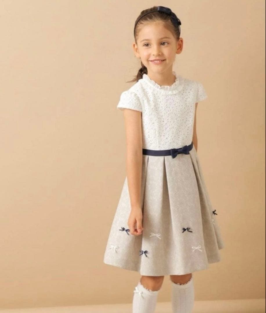 yuu⭐︎a.v.v フォーマルドレス ホワイト・ベージュ