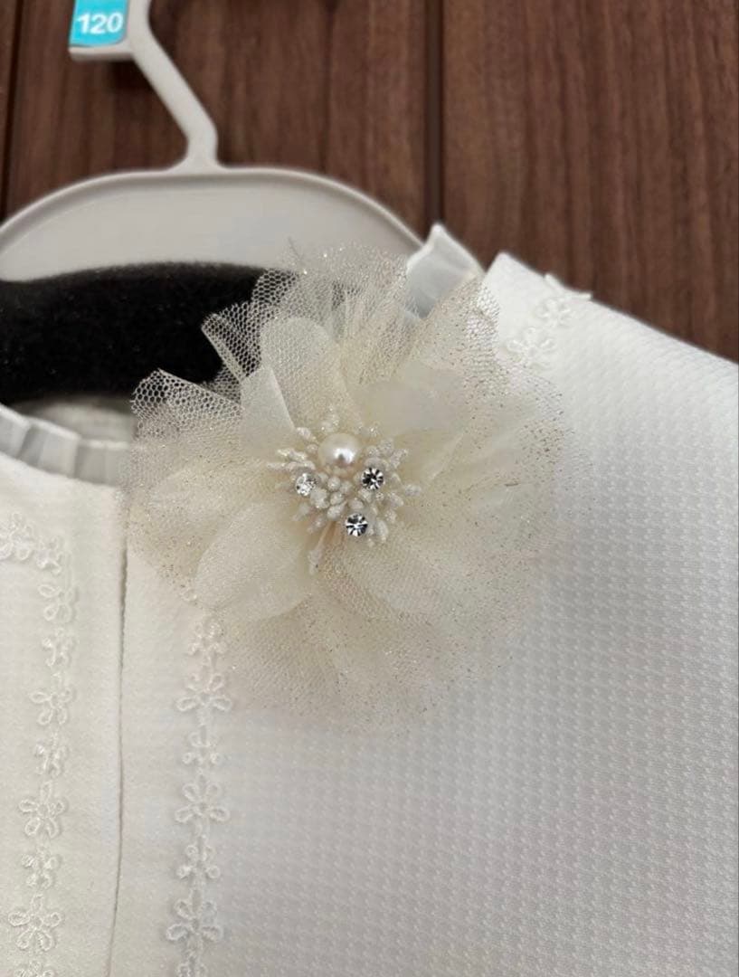 yuu⭐︎a.v.v フォーマルドレス ホワイト・ベージュ