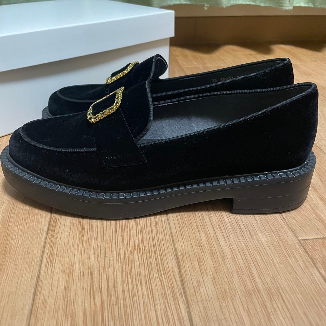 LE TALON ルタロン ローファー 厚底 チェーンバックル