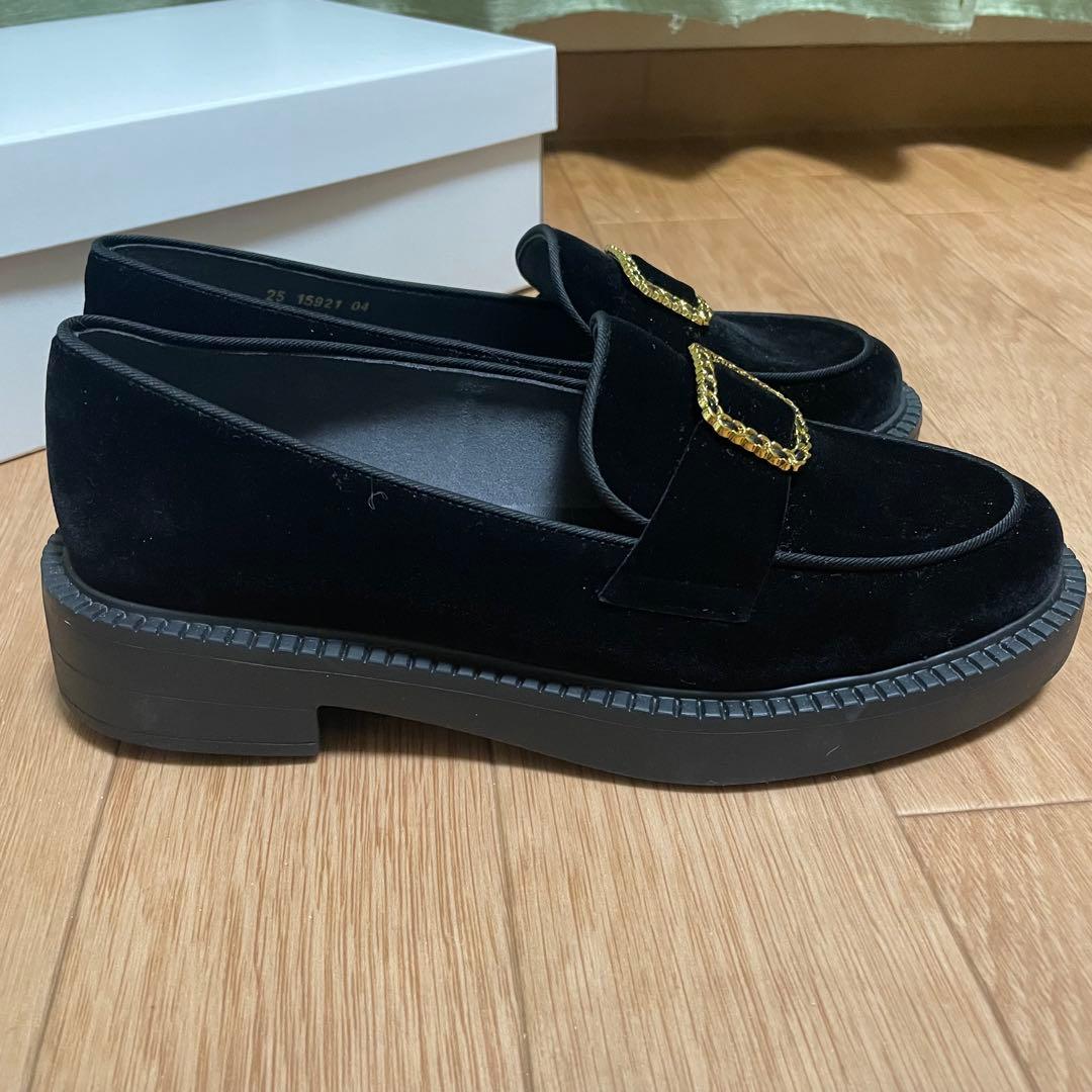 LE TALON ルタロン ローファー 厚底 チェーンバックル