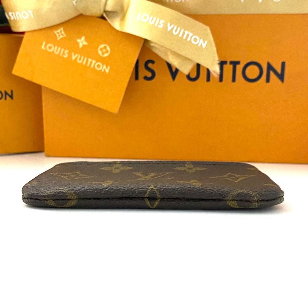 ルイ ヴィトン◎ポシェット クレ モノグラム ケース 小銭入れ ブラウン