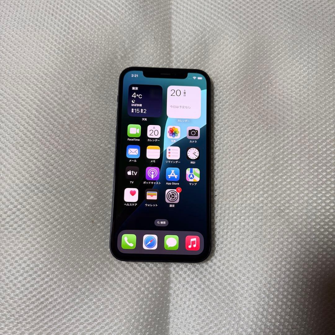 ジャンク 美品 SIMフリー iPhone12 64GB ブラック
